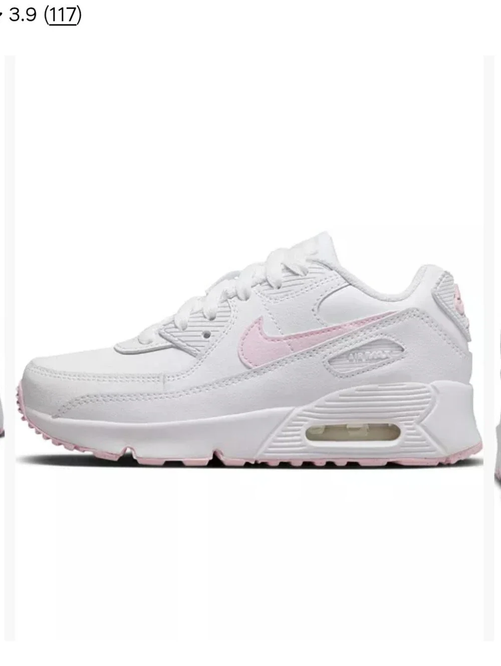 AWESOME Girls NIKE AIR MAX White/pink Shoes